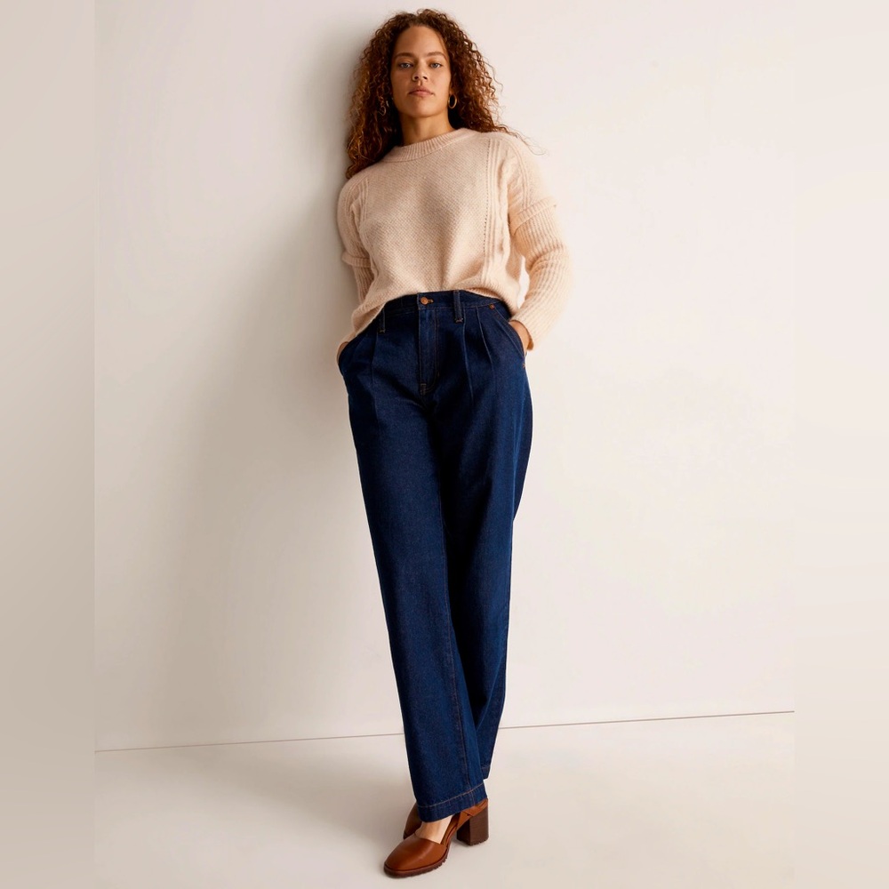 MADEWELL Cable Havener Pullover Sweater M